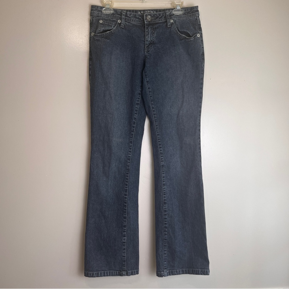 Arizona Jean Company Y2K Women's Dark Blue Bootcut Low Rise Jeans Size 9, EUC